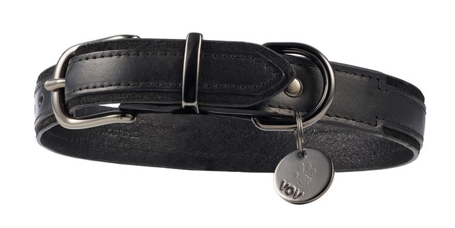 Main Image BLACK FACET DOG COLLAR